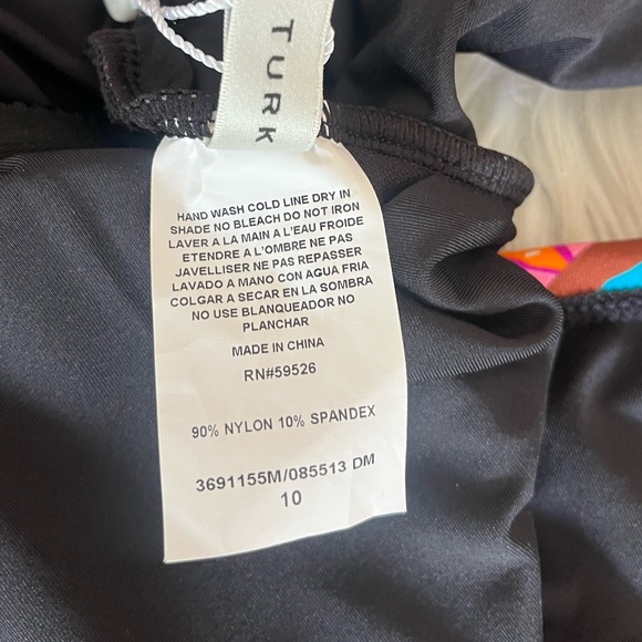 {Trina Turk} Luminary Printed Off The Shoulder Ruffle One Piece Swimsuit - NWT - Picture 12 of 14